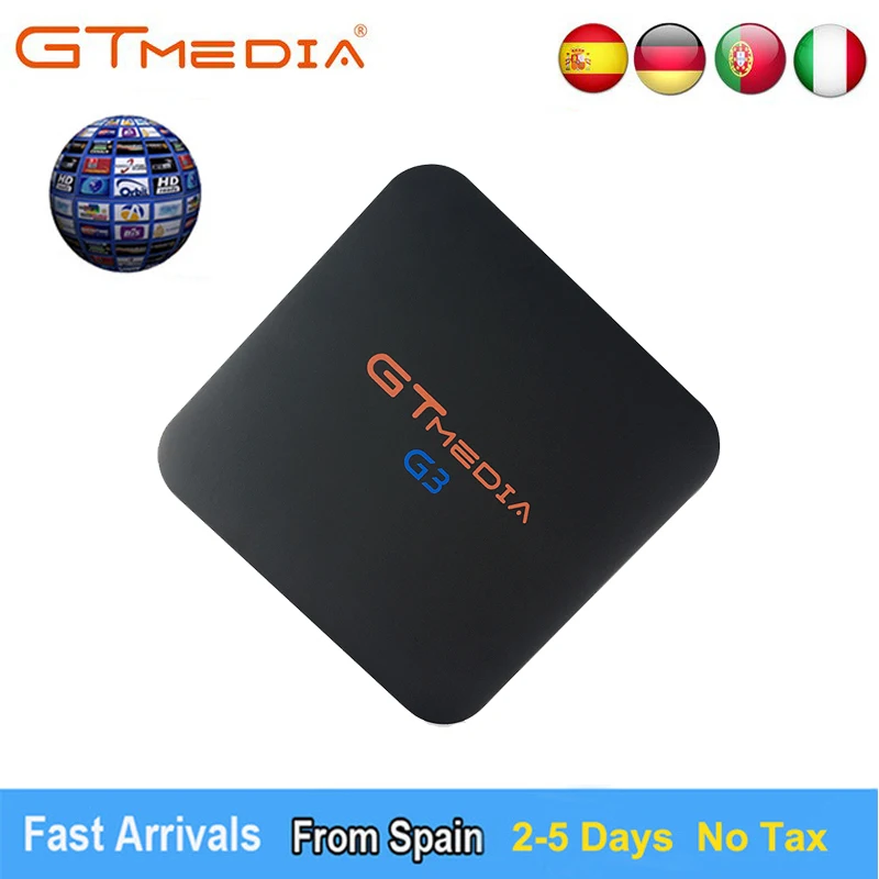 

Original GTMEDIA G3 TV BOX Smart 4K Ultra BT 4.0 Android 7.1 2G+16G Movie Built-in Wifi Google Cast Netflix Media Player Set-top