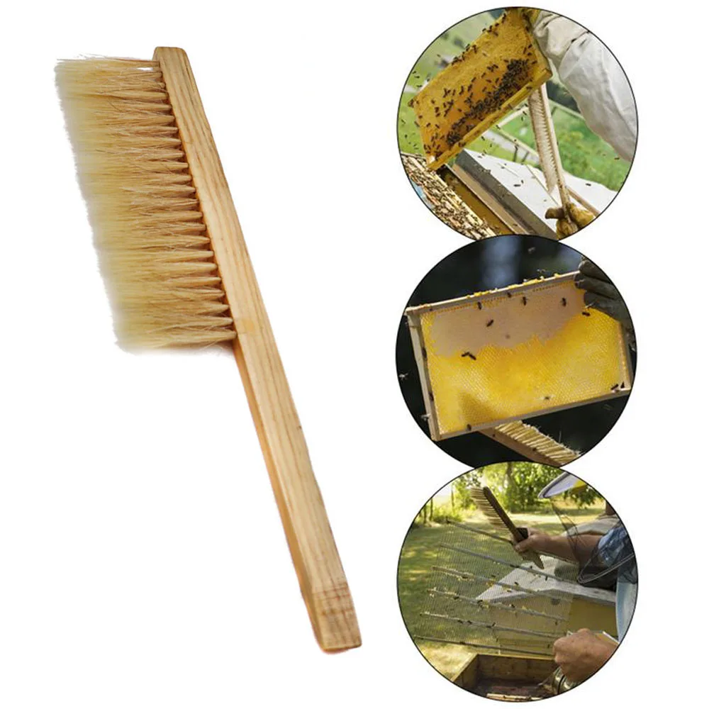 2 шт деревянная пчела щетка-сметка два ряда щетины новые щетки для пчеловодства пчеловодство оборудование для Пчеловодство инструменты