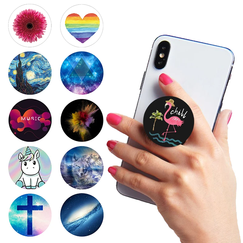 

попсокет for Phones popsoket Ring Round Phone Holder popsocet Finger pocket socket Desktop Expanding Stand Grip Mount pipsocket