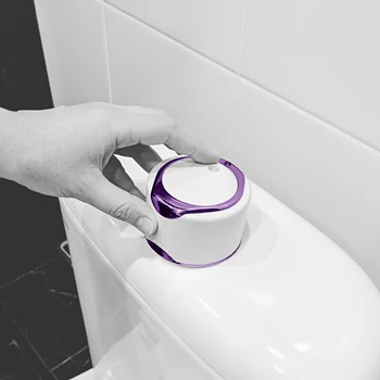 

Toilet flusher. Automatic Toilet Flush. Motion and light sensor. Smart toilet for cats. Automatic Toilet Push Button NOVELTY