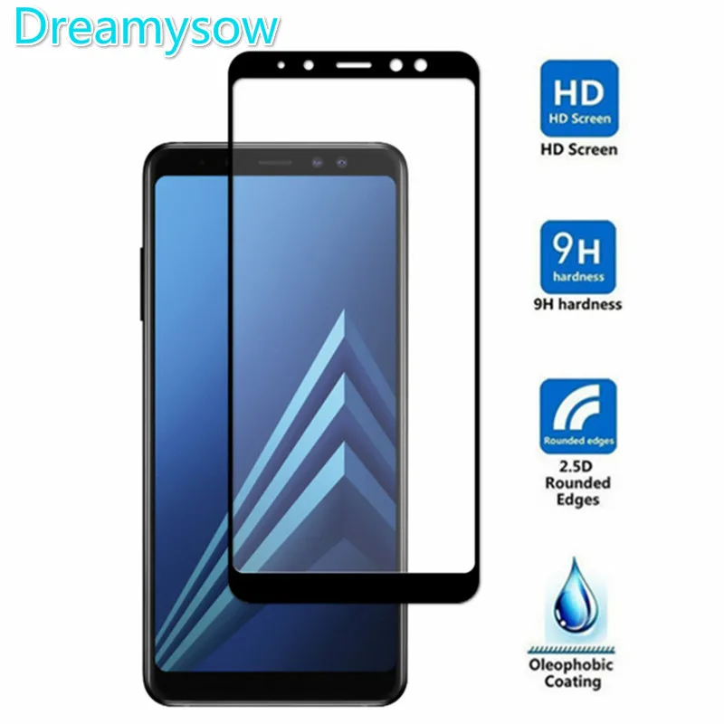 Dreamysow закаленное стекло для samsung Galaxy J8 J6 J4 J5 J7 J2 Prime Защитная пленка для экрана для Galaxy A8 A6 Plus A5 A7