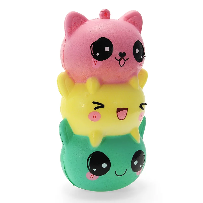 

Besegad Jumbo 14cm Face Cute Kawaii Soft Squishyed Toy Slow Rising Relieves Stress Anxiety Home Decoration Props For Kids Adult