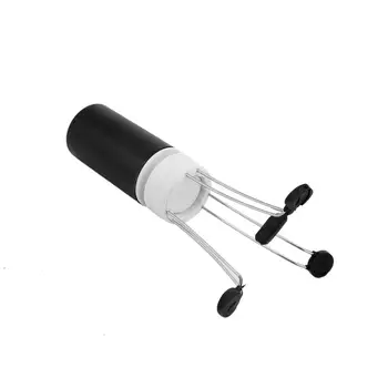 

Black plastic automatic mixing triangle egg beater 20cm-1