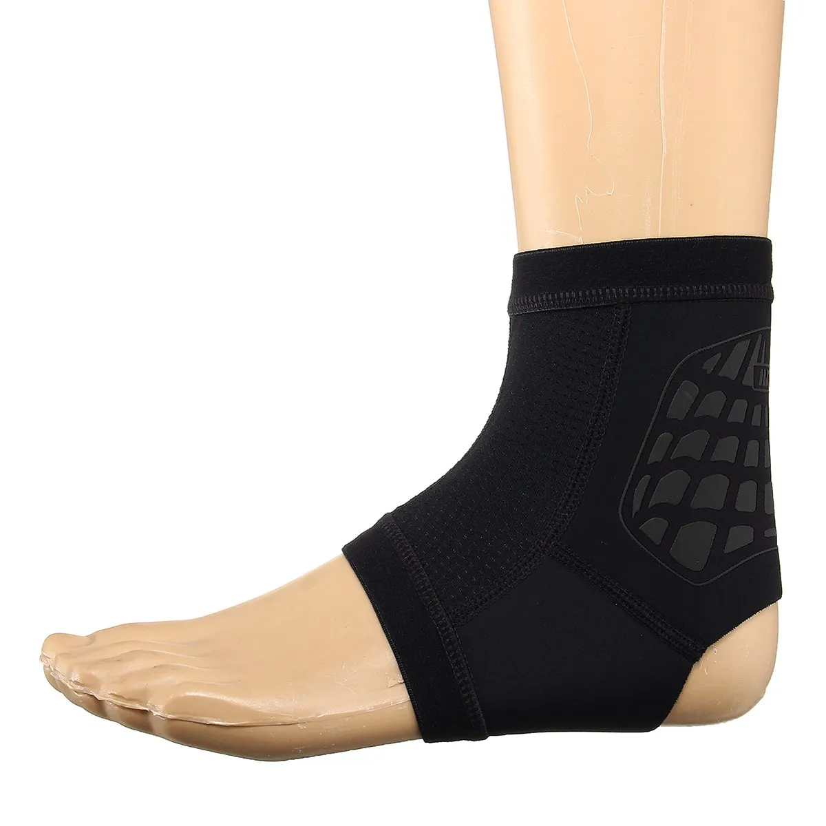 

Aolikes Single Basketball Running Ankle Pad Brace Sports Exercise Protector Adjustable ankle Support Pad Elastic Brace Guard
