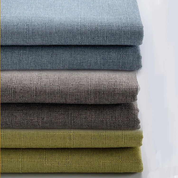 Cotton linen fabric tablecloths decorative the cloth wholesale linen cotton fabrics-190gsm