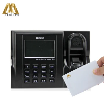 

Free Shipping ZK U560 Linux System Biometric Fingerprint Time Attendance And Time Clock With MF IC Card Time Attendance Recorder