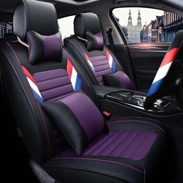 ( Front + Rear ) Leather car seat covers cushion For BMW 1 Series 118i ...