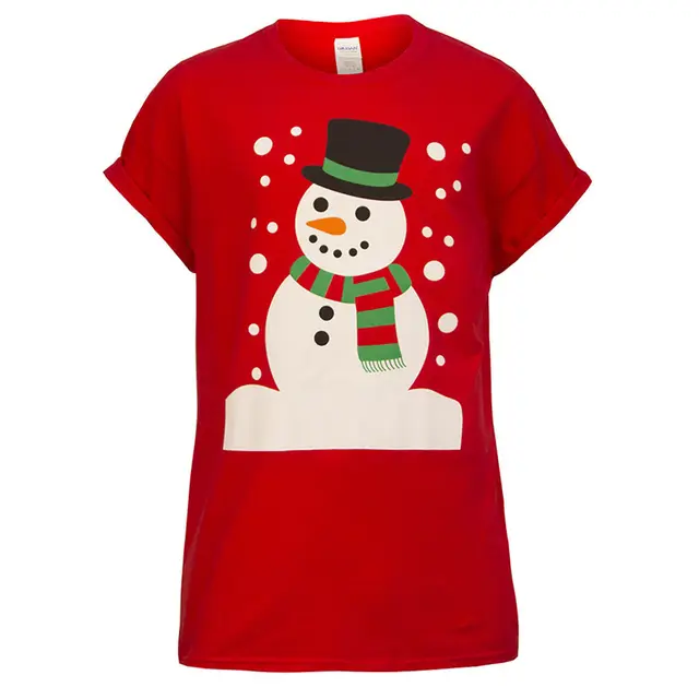 New Arrival Xmas Style T Shirt Womens Mens Christmas Santa Reindeer