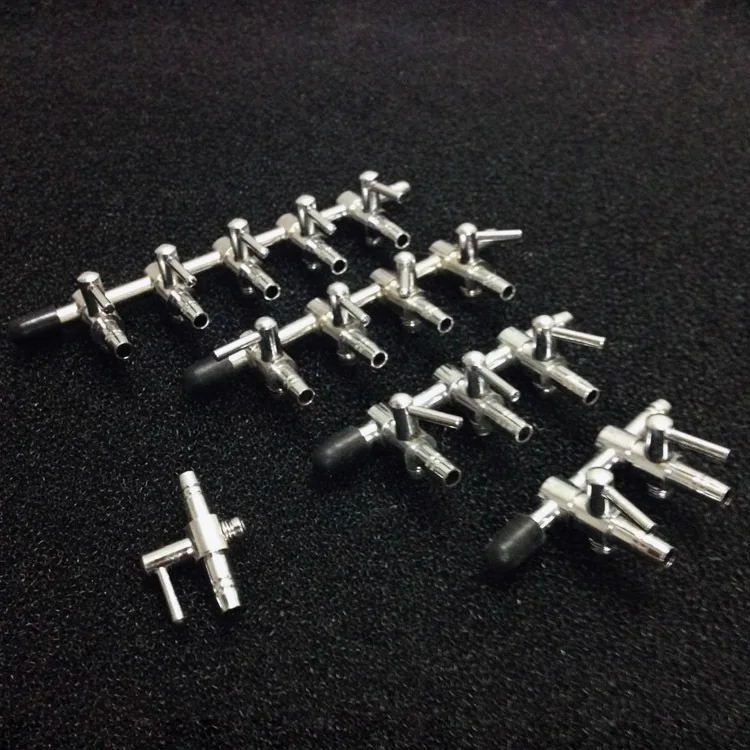 

Aquarium Inline 5-Way Outlet Aquarium Air Flow Pump Control Valve Manifold Tap Water Tubing Switch Distributor Splitter Lever