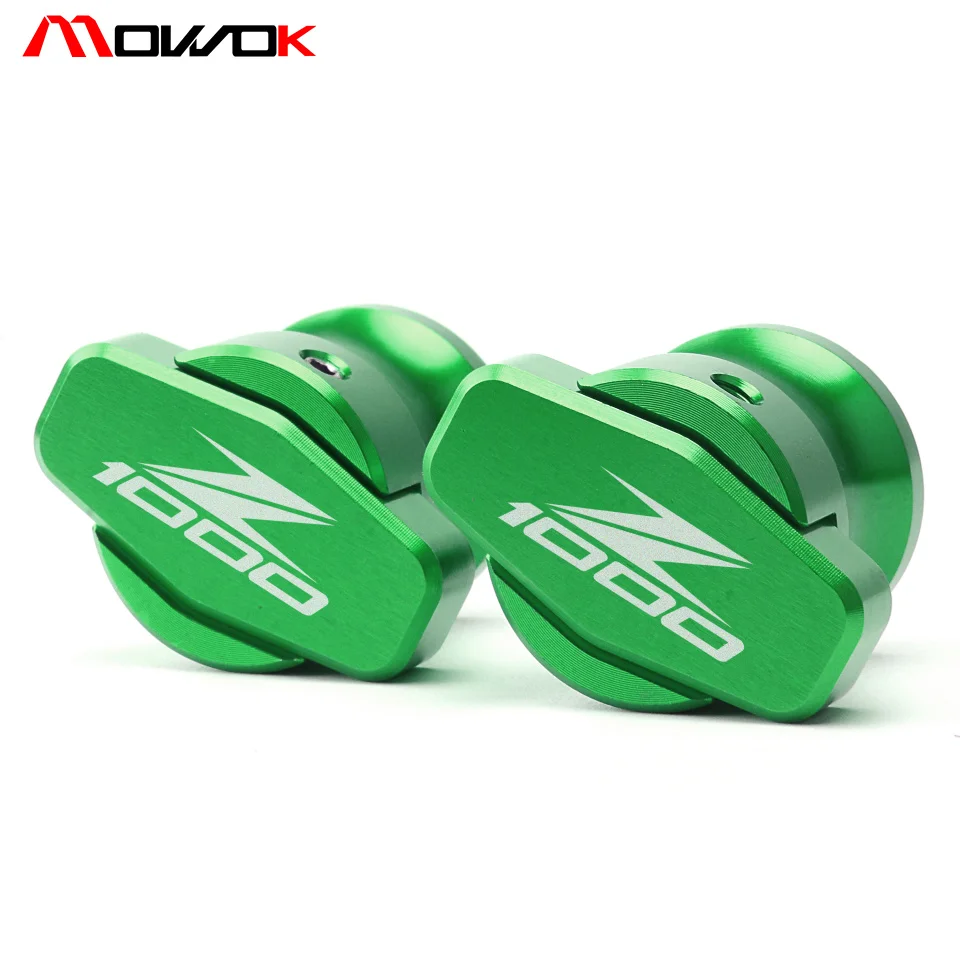

For Kawasaki Z1000 2003-2017 2018 Z1000SX With LOGO Motorcycle CNC Stand Screws Swingarm Spool Slider high quality