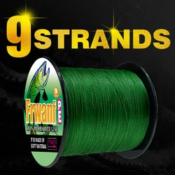 Frwanf X9 PE Braided Fishing Line 300M X4 Multifilament Line 300M 109 Yards 9 Strand Fishing Braid 6LB-110LB Sea Fishing Thread