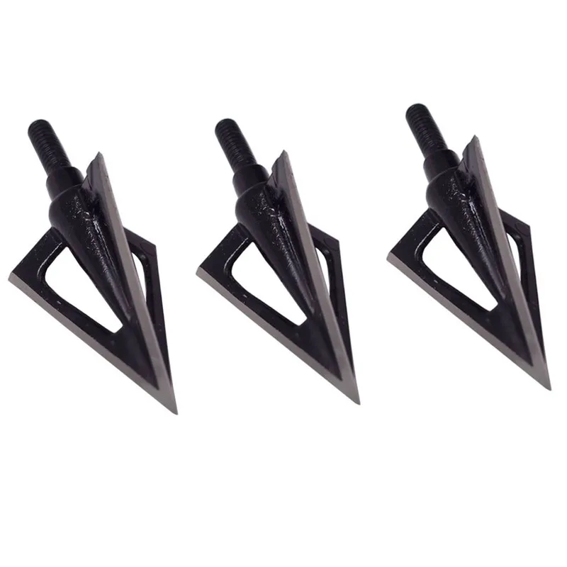 

20pcs Hunting Arrowhead 100Gr Steel Broadhead 3 Blades Arrow Point Target Shooting Tips Crossbow Compound Recurve Bow Head