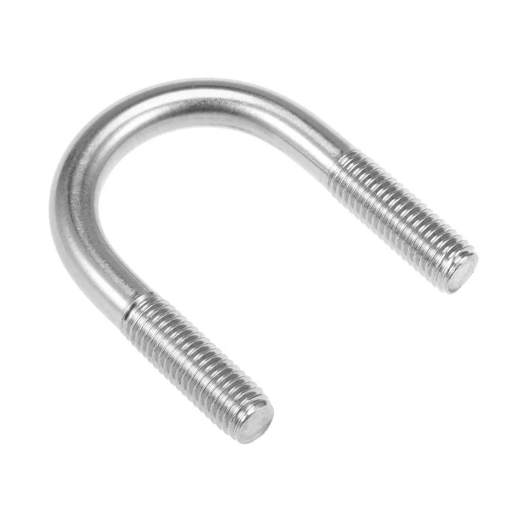 

UXCELL M12 304 Stainless Steel U-Bolt Fastener For 42/60mm Pipe Diameter Mechanical Fittings Connection Bridge Tunnel Railway