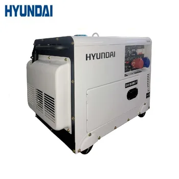 

Diesel generator Hyundai DHY8500SE-T Power home appliances Backup source during power outages Diesel power stations