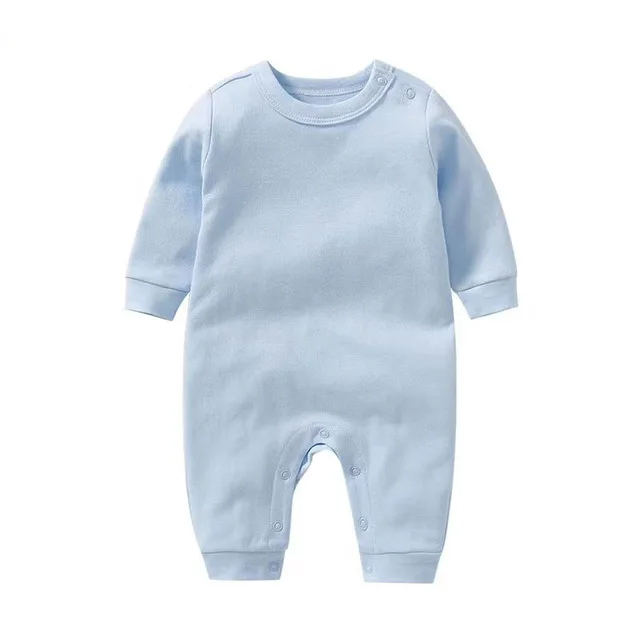 YSCULBUTOL персонализированное боди для новорожденных, боди с длинными рукавами, цельная одежда для малышей, унисекс, Душ - Цвет: Небесно-голубой
