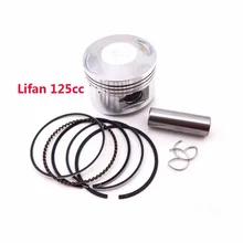 Комплект поршневых колец для китайского Lifan 125cc двигателя Pit Dirt след двигатель велосипед ATV Quad 4 Wheeler Мотоцикл