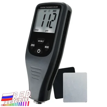 

Fe/ NF Coating Thickness Gauge Tester Non-destructive Measurement 0~1300um 0~51.2mil Auto Detection & Substrate Paint