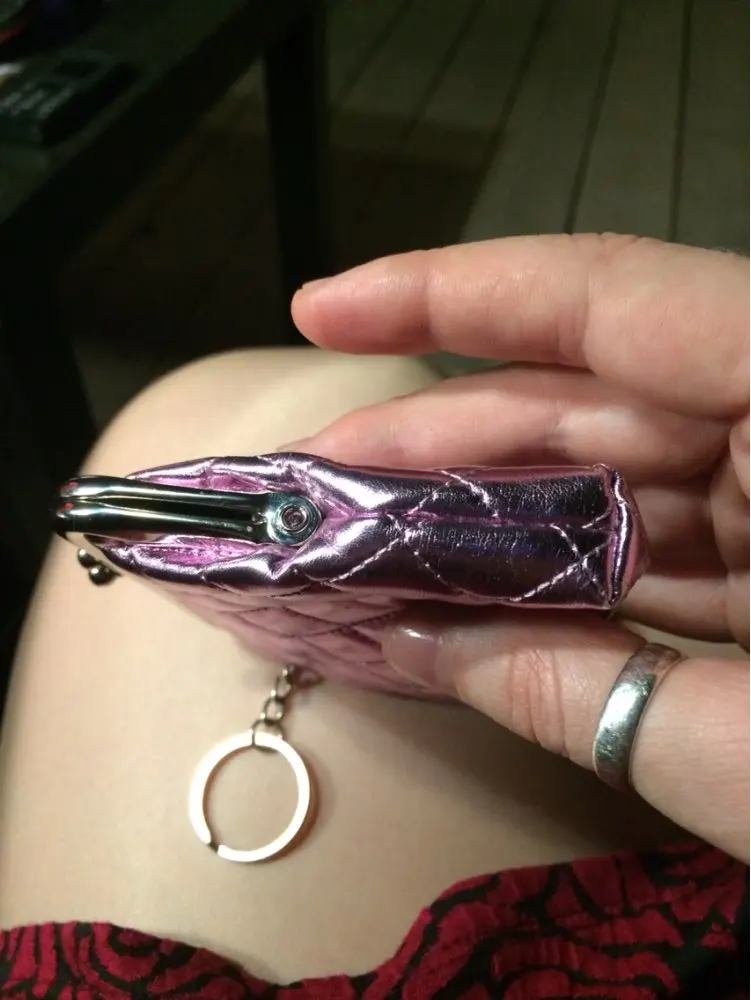 Small Coin Purse With Keychain*