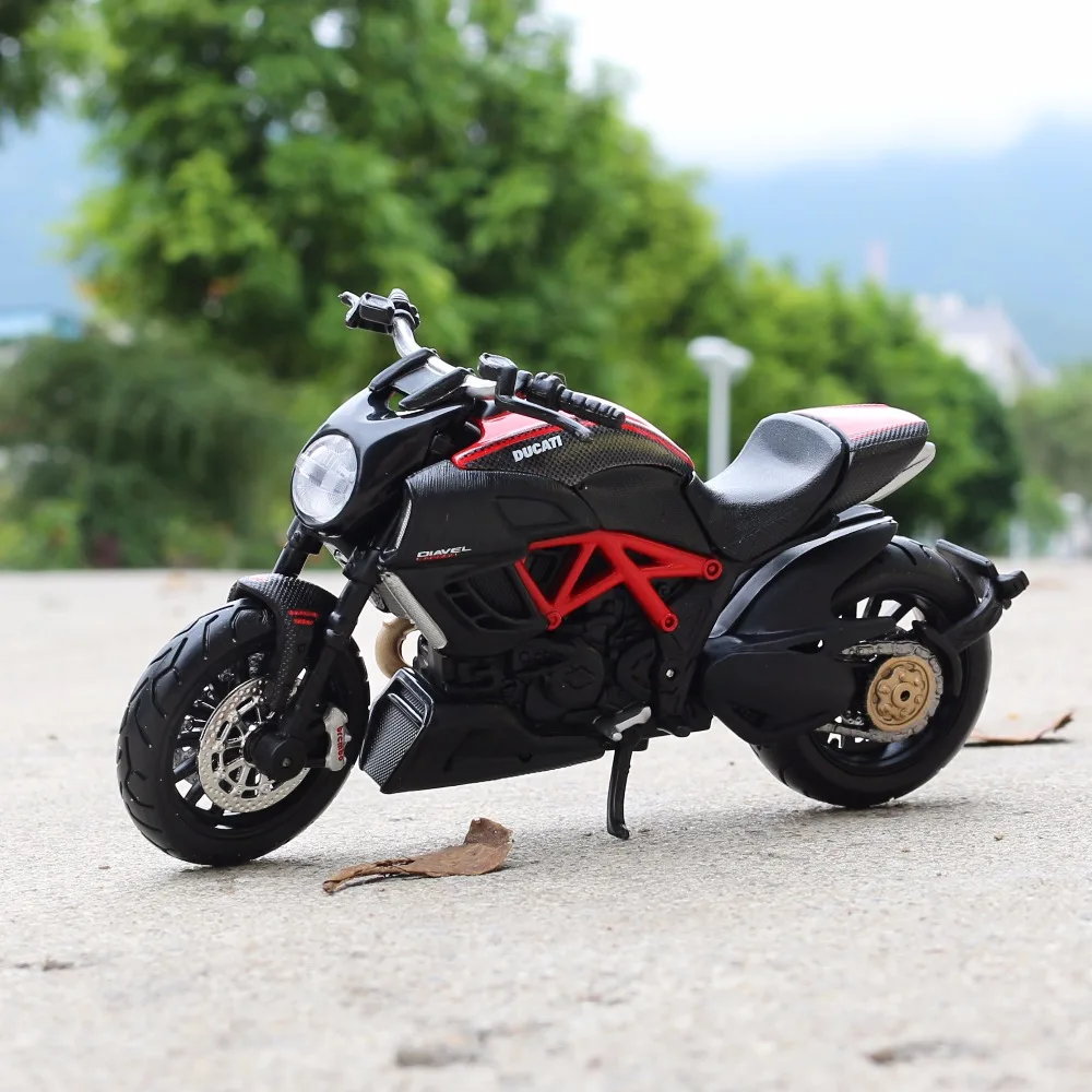 1:18 весы Maisto DUCATI Diavel карбоновые гоночные автомобили мини мотоциклетные модели