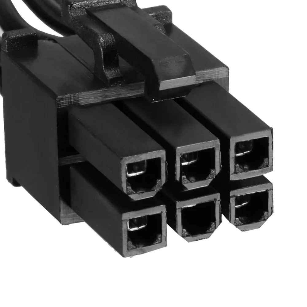 Uxcell 1 шт. 6 контактный на 3 SATA разъем питания ATA Y сплиттер адаптер кабель жесткого