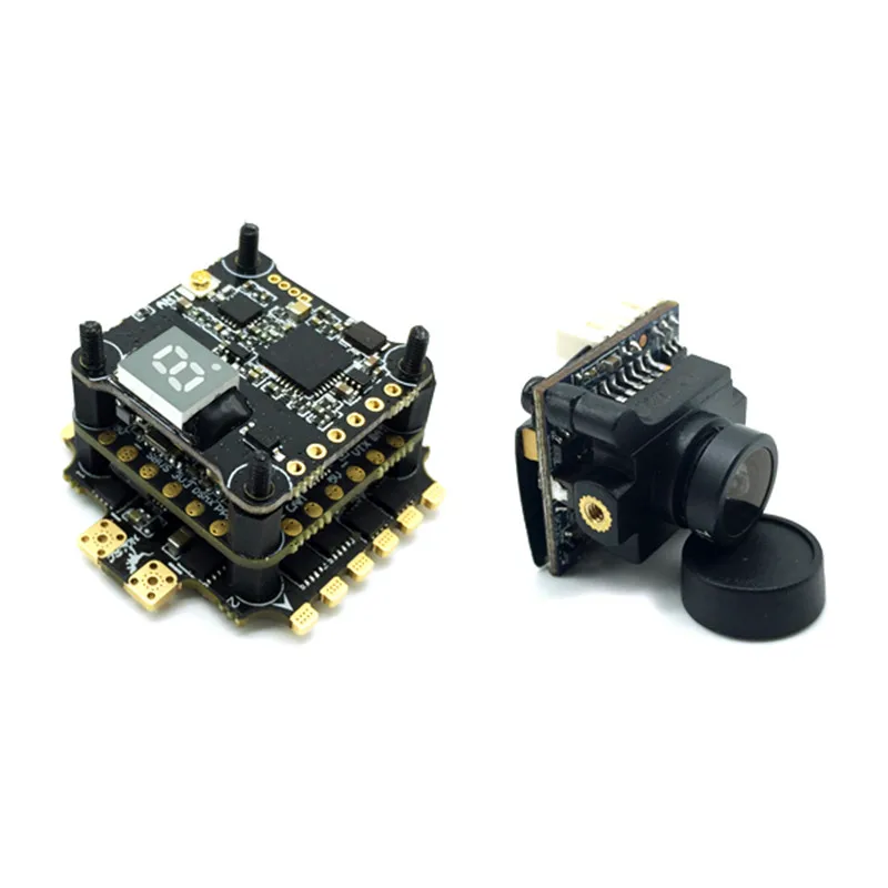 

HGLRC XJB F440-TX20.V2-ELF F4 40A Blheli_32 ESC 25/100/200/350mW VTX 600TVL FPV Camera For RC Multicopter Models Parts