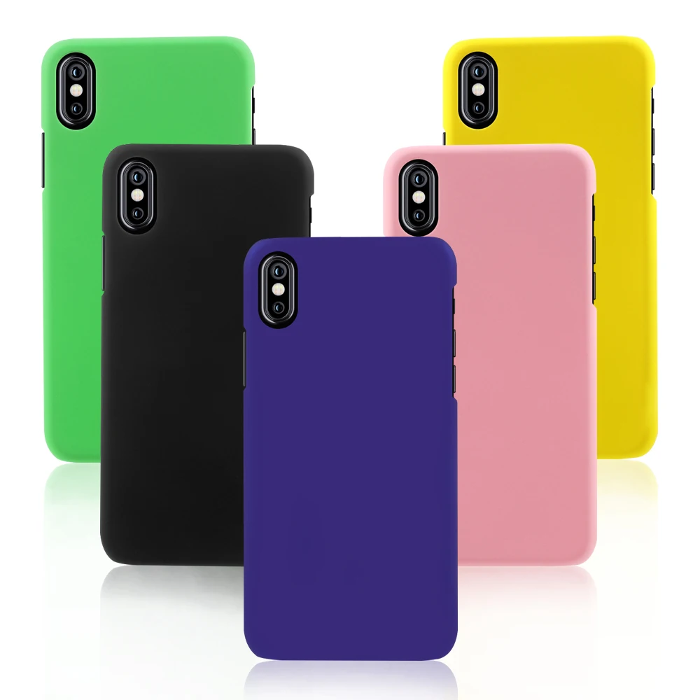 DULCII чехол для iPhone X 10 Прорезиненные пластик Жесткий Телефон Обложка Apple ракушек
