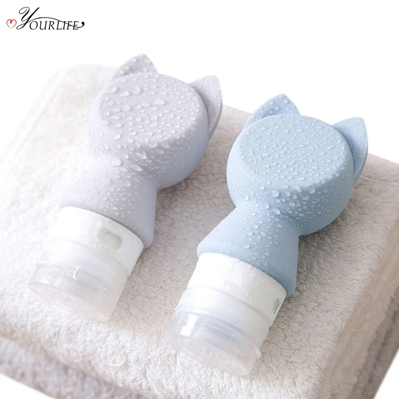 

OYOURLIFE Cartoon Mini Travel Packing Bottle For Shampoo Shower Gel Silicone Squeeze Tube Containers Portable Soap Dispensers
