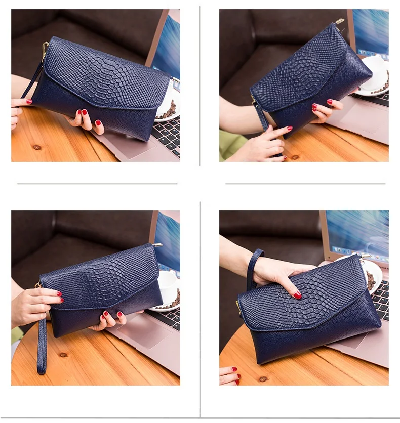 MJ Brand Serpentine Genuine Leather Women Messenger Bag Female Small Crossbody Bag Natural Real Leather Day Clutch with Wristlet (15)