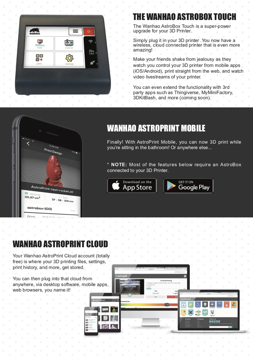 WANHAO Astronprint A5 REV1.0-3