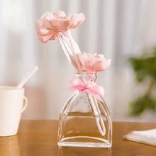 1 шт. персиковый цветок Рид диффузор аромат ротанга испарения эфирное масло ароматерапия для подарка или домашнего декора лаванда; Жасмин