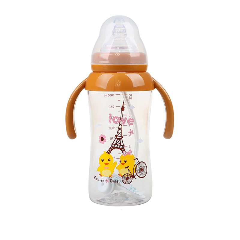 

Children handle cartoon shatter-proof heat-resistant 60ml Anti-slip learn drinking sippy cup baby bottle on sale KD1231