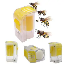 Пчелиная матка маркировки Ловец Пластик маркер для бутылки плунжера плюшевые пчеловод инструмент сад пчеловода queen ловушка для пчел маркер для бутылки