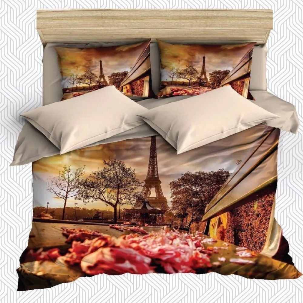 Best Price Else 6 Ppcs Autumn Brown Eiffel Tower Pink Solid Leaf 3D Print Cotton Satin Double Duvet Cover Bedding Set Pillow Case Bed Sheet Best Price Else 6 Ppcs Autumn Brown Eiffel Tower Pink Solid Leaf 3D Print Cotton Satin Double Duvet Cover Bedding Set Pillow Case Bed Sheet