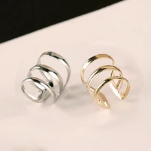 Женские клипсы в стиле панк манжеты серьги непирсинг полые u-образный зажим на ювелирные изделия