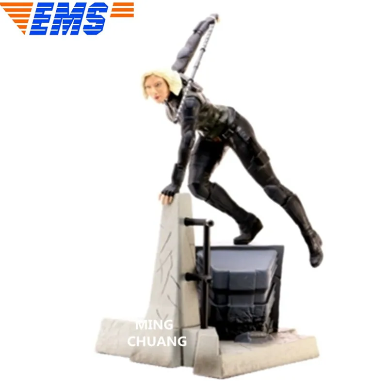 

Statue Avengers Infinity War Black Widow Bust Captain America Friend PVC Action Figure Collectible Model Toy Box D842