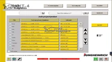 Pour Jungheinrich Judit 4 logiciel de Diagnostic v4.35 + manuel de réparation Jeti SH 4.35 + Jeti ET v4.35catalogue de pièces de rechange