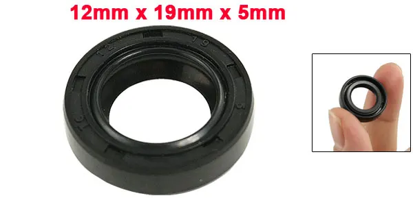 UXCELL пружинный метрический роторный вал Tc сальник двойная губа 12x19x5мм|tc oil seal|oil