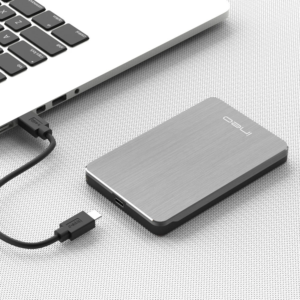 Ineo HDD чехол алюминиевый без инструментов Внешний USB C 3,1 Gen 2 type-C to SATA 2," жесткий диск SSD корпус Caddy [C2513]