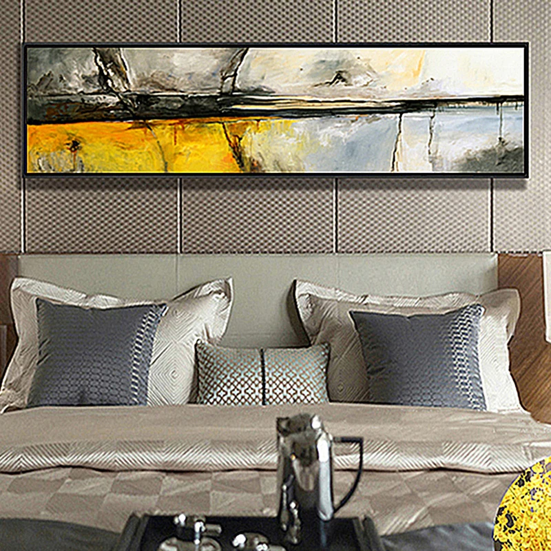 

SD LINLEEHON Abstract Colorful Module Palette Landscape Oil Painting On Canvas Wall Art For Living Room Home Decor Unframed