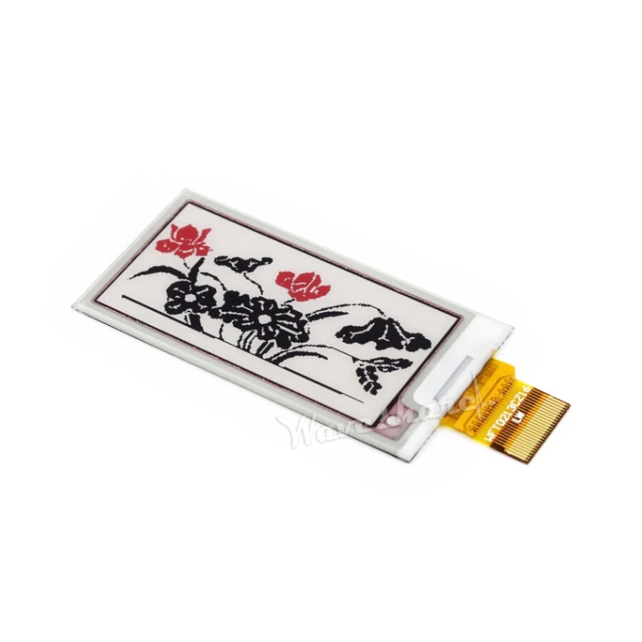 

ShenzhenMaker Store 212x104 2.13inch E-Ink raw display panel Red black white Three-color e-paper SPI interface for Raspberry Pi