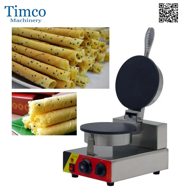 Ice Cream Flat Cone Waffle Maker Electric 1PCS Freeshipping Round Shape