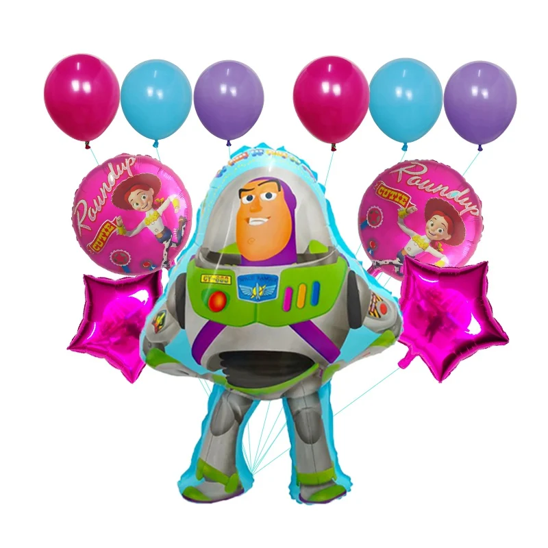 1 Набор игрушечных воздушных шаров 18 дюймов круглый шар 10 дюймов латексные шары мультфильм История герой Вуди капитан Базз шары День рождения Globos