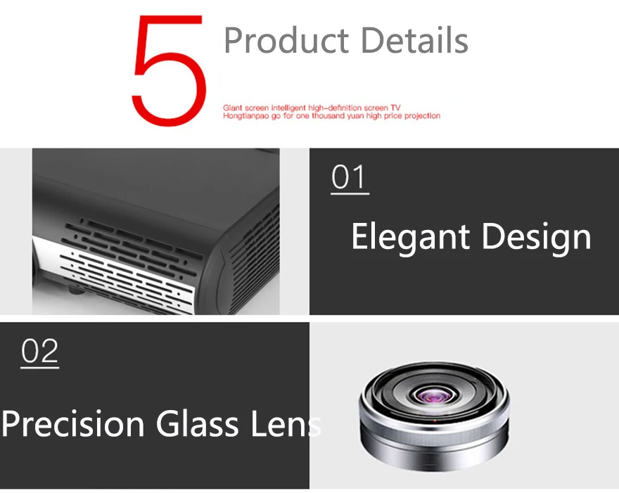 M2 Android Wifi Projector LED Home Theater Proyector (31)