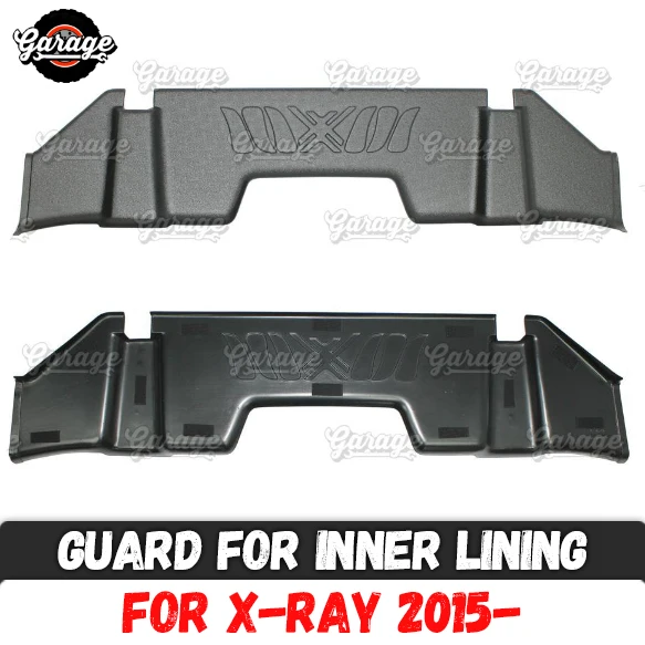 

Pad under rear seats for Lada X-Ray 2015- with weave ABS plastic trim accessories protect of carpet car styling interior molding