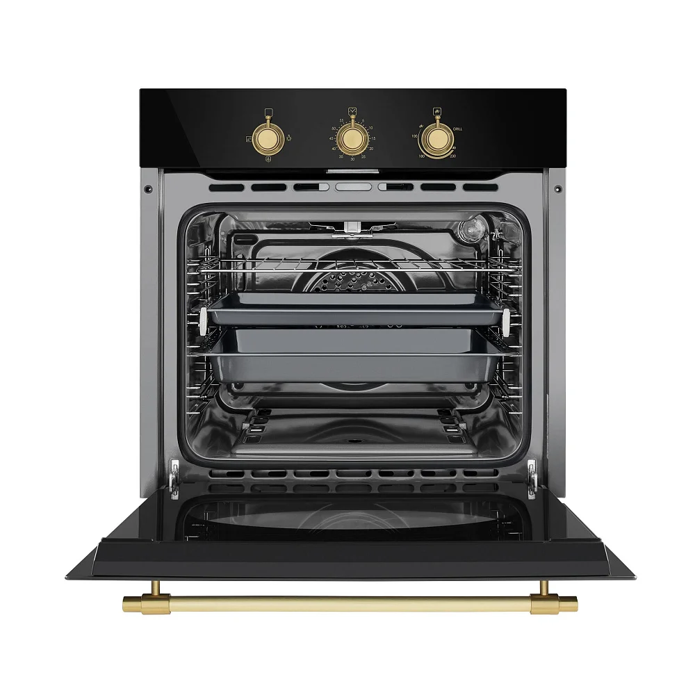 Gas brass cabinet MAUNFELD MGOGG 673 RBG TM Black