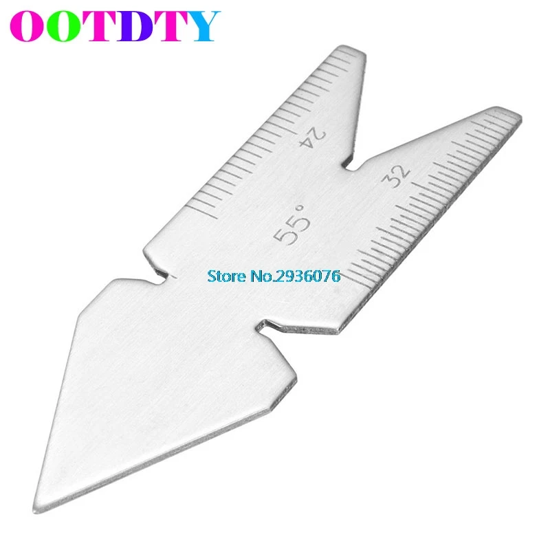 

OOTDTY 55 degrees Whitworth Center Gauge Metric Screw Cutting Thread Pitch Measuring Tool MY6_10