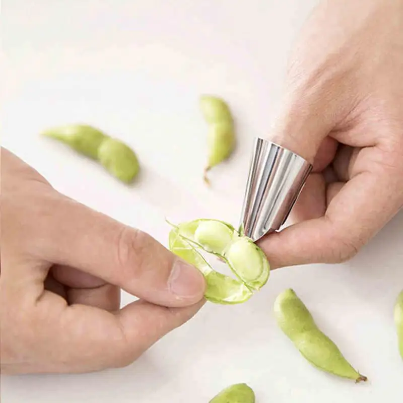 Kitchen Cooking Tools Stainless Steel Finger Hand Cooking Safe Slice Accessories Tools Knife Finger Protection Finger