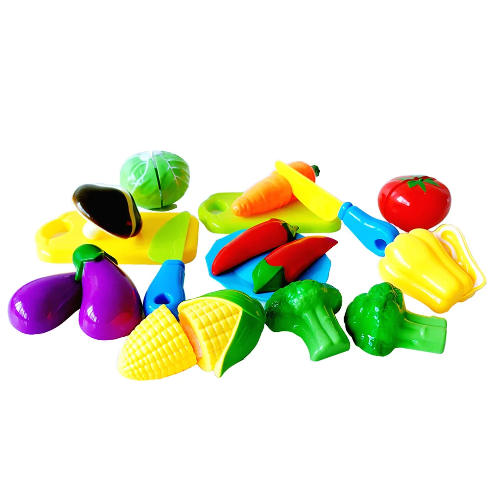 Simulation Foods Set Fruit Vegetable Kids Kitchen Pretend Play Toys For