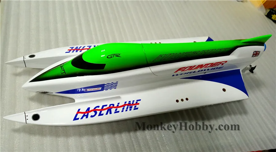 Dragon Hobby LASERLINE 700EP F1 High Speed Racing Speed Boat Flex-Internal 45° Drive W/ ESC 60A Self Righting Function RC Boat