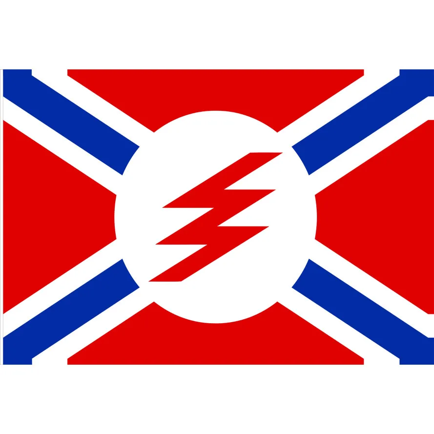 Lightning Flag 3x5FT(90X150cm)100D Polyester Textile digital